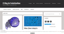 Desktop Screenshot of blog.evolutionibus.info